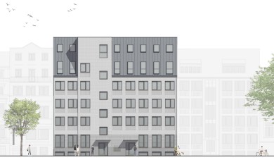 AdS Umbau eines Bürogebäudes zu 11 Wohneiheiten mit Arztpraxis